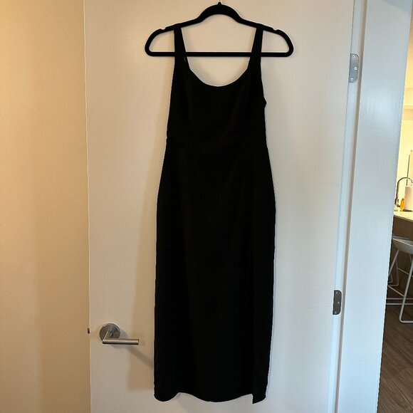 Black Abercrombie Midi Dress - Picture 3 of 4